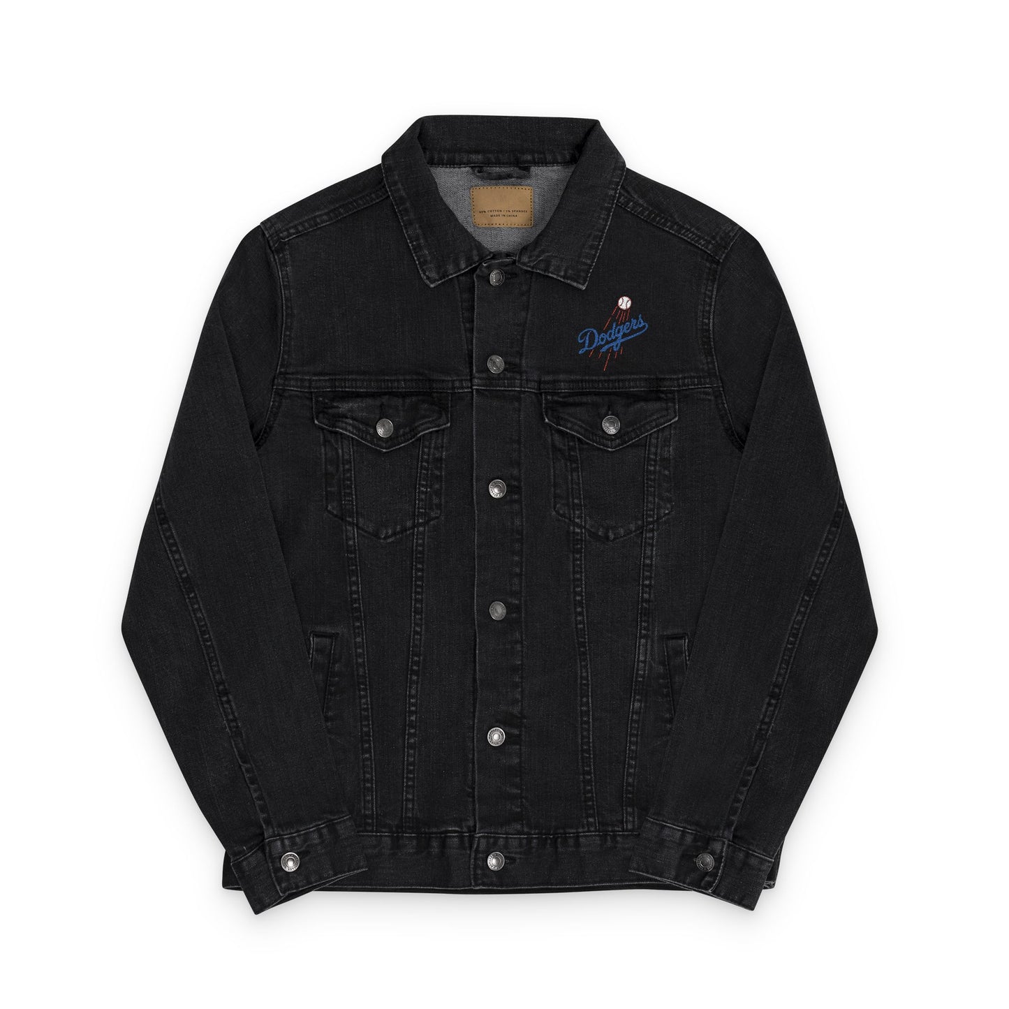 Los Angeles Dodgers Embroidered Denim Jacket