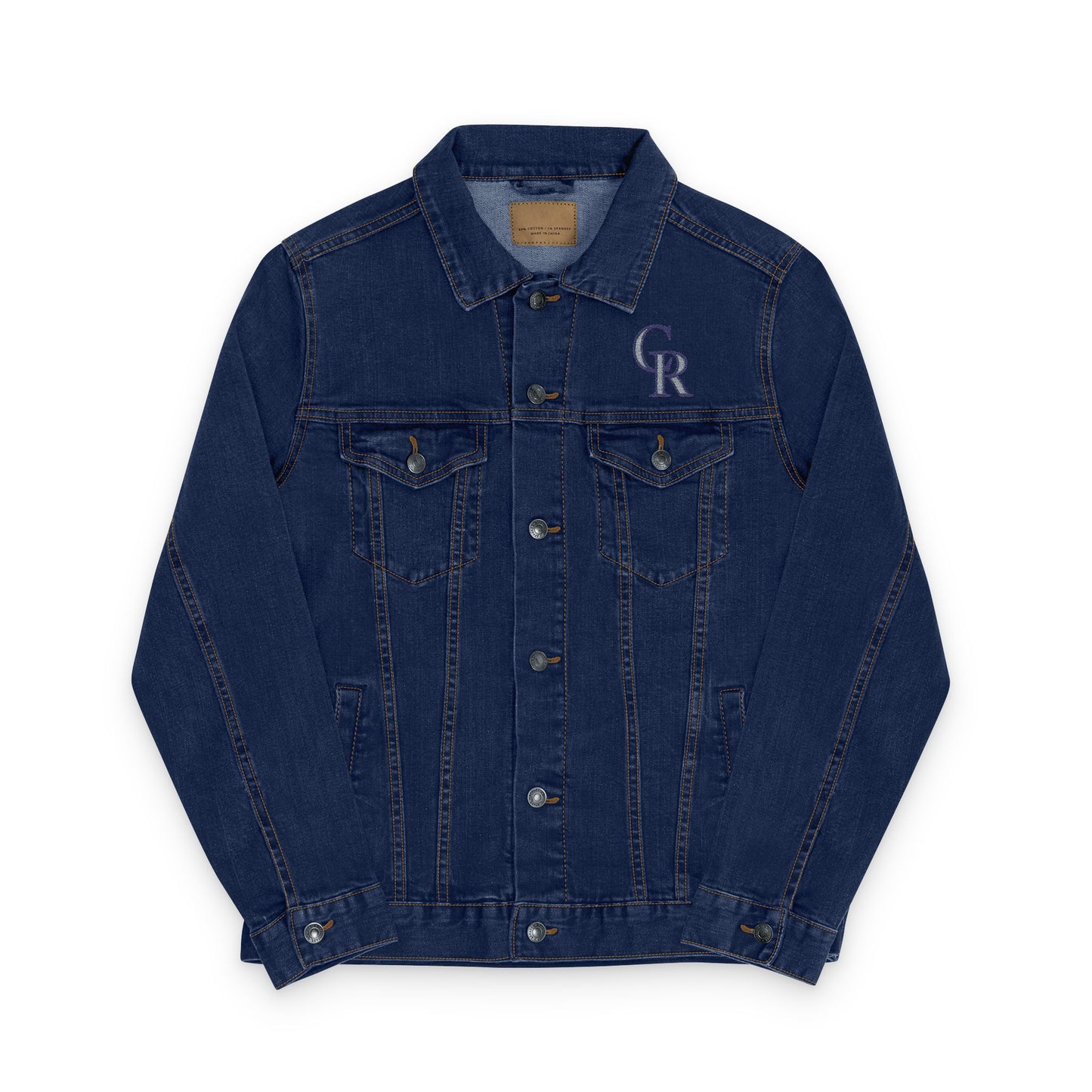 Colorado Rockies Embroidered Denim Jacket