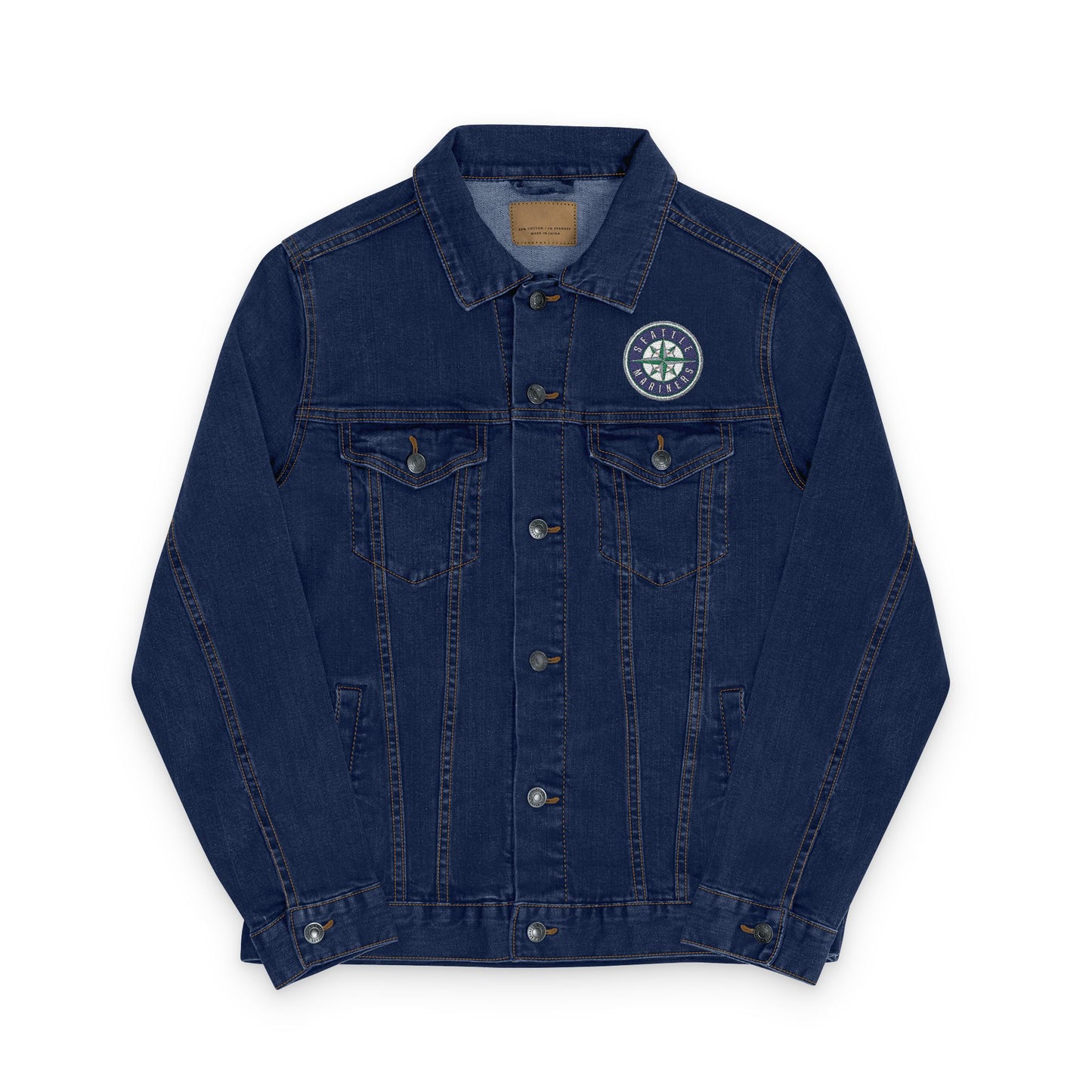 Seattle Mariners Embroidered Denim Jacket
