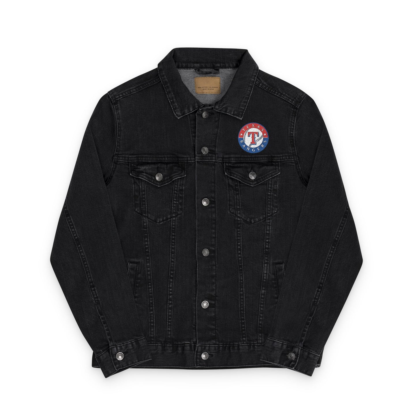 Texas Rangers Embroidered Denim Jacket