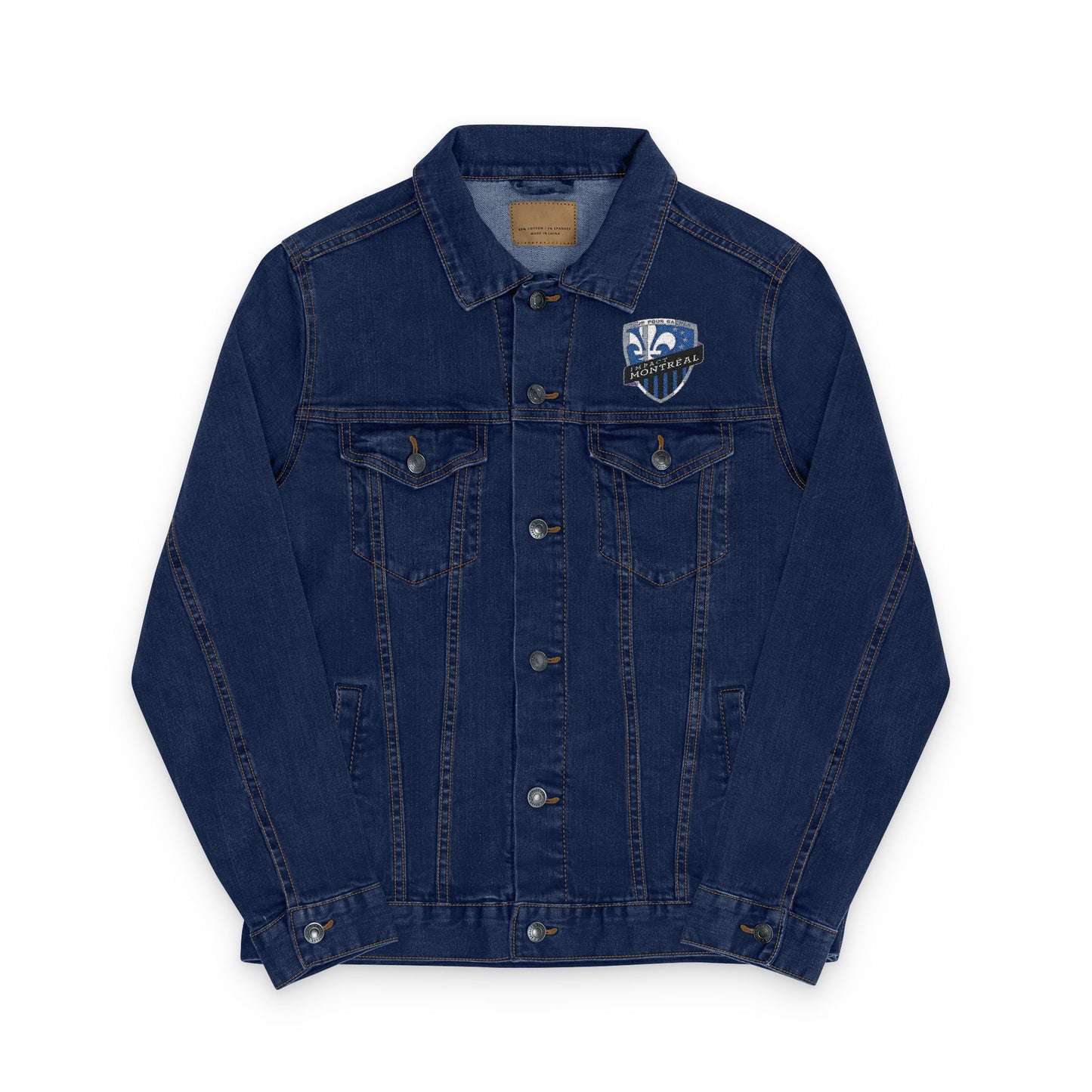 Montreal Impact Embroidered Denim Jacket