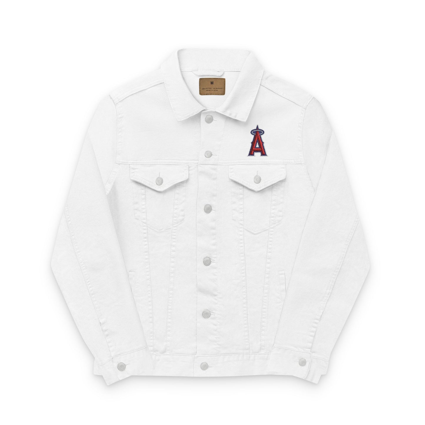 Los Angeles Angels Embroidered Denim Jacket