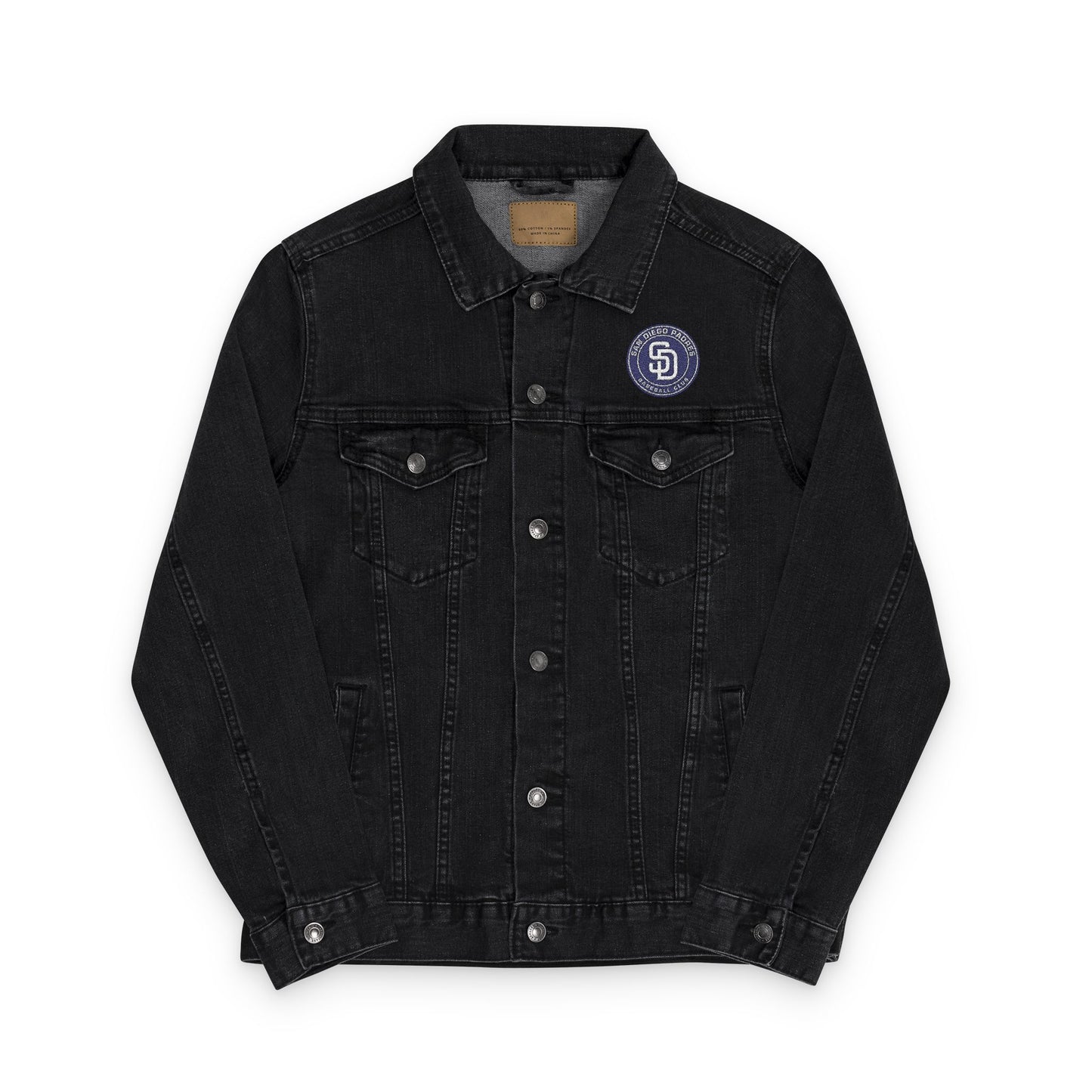 San Diego Padres Circle Embroidered Denim Jacket