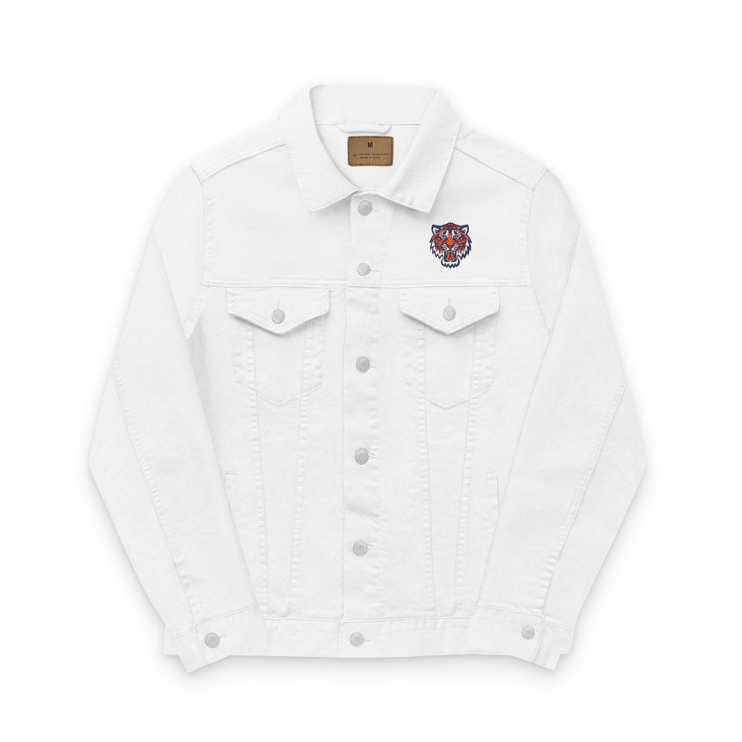 Detroit Tigers Embroidered Denim Jacket