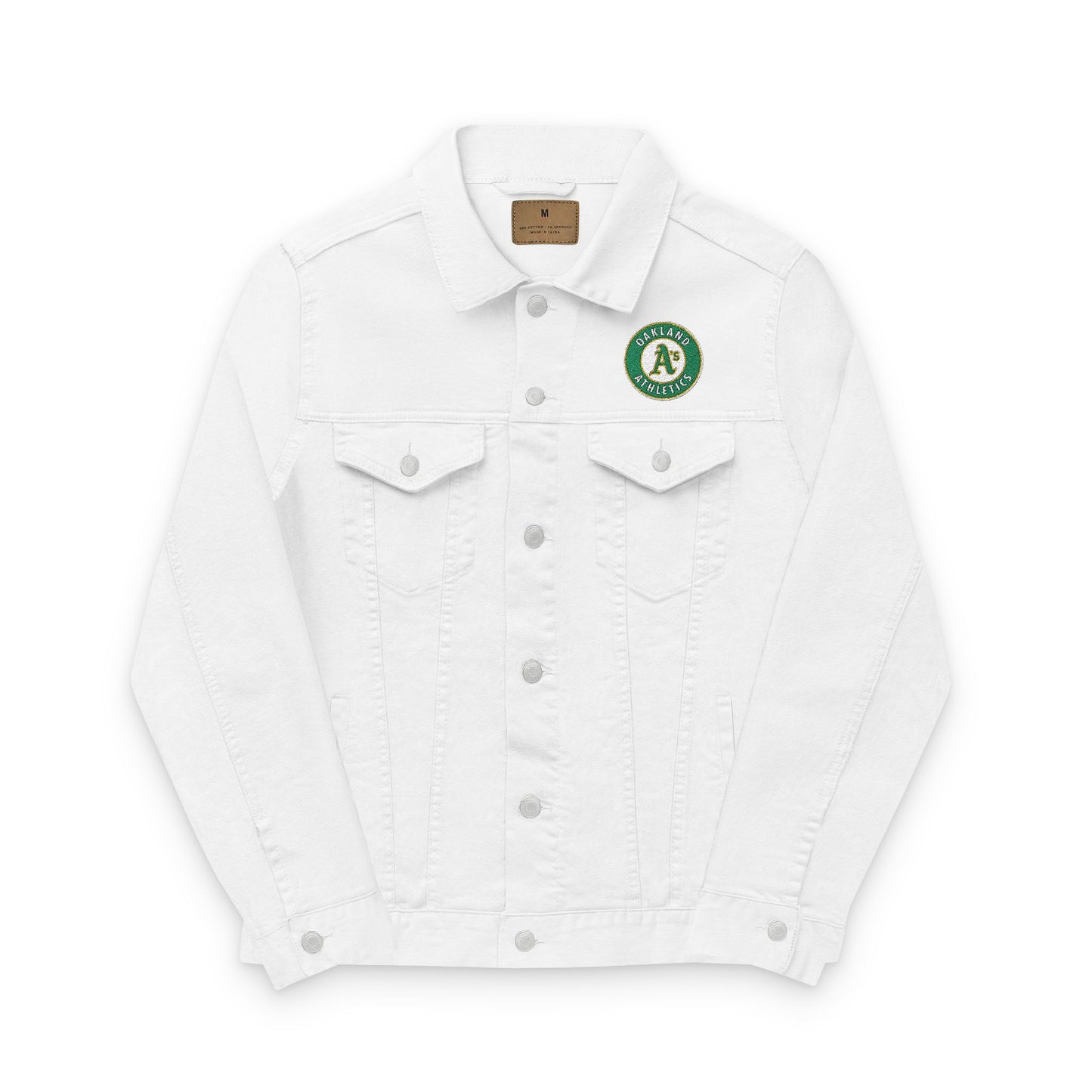 Oakland Athletics Embroidered Denim Jacket