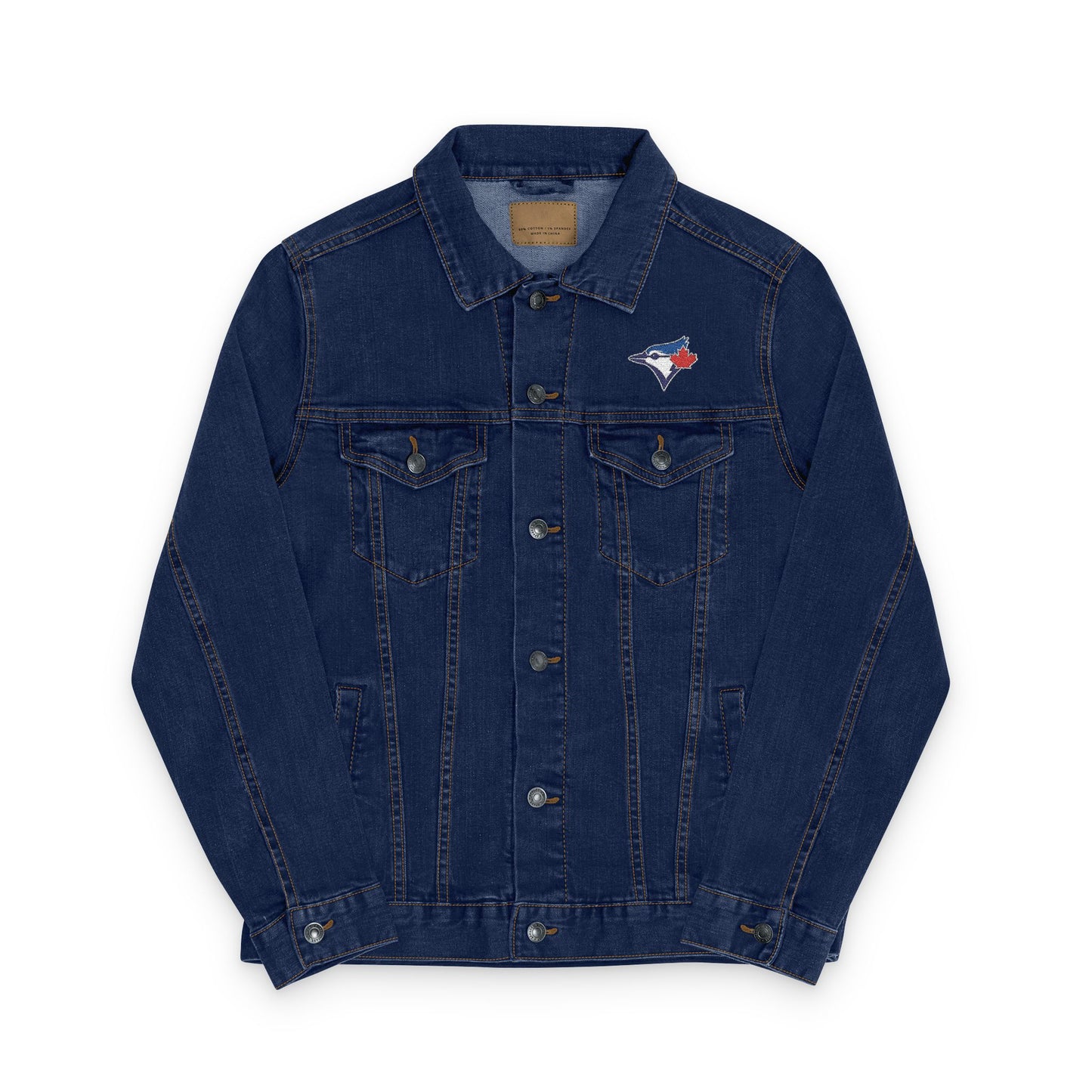 Toronto Blue Jays Bird Embroidered Denim Jacket