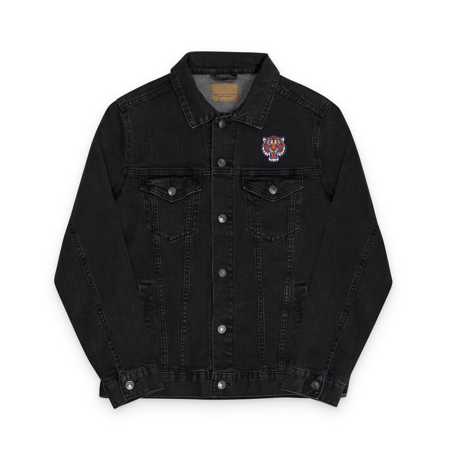 Detroit Tigers Embroidered Denim Jacket