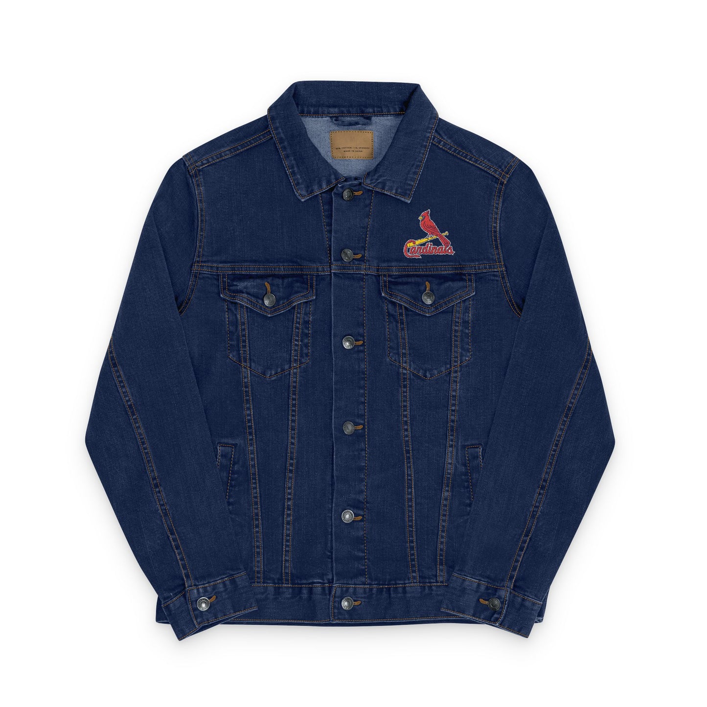 St. Louis Cardinals Embroidered Denim Jacket