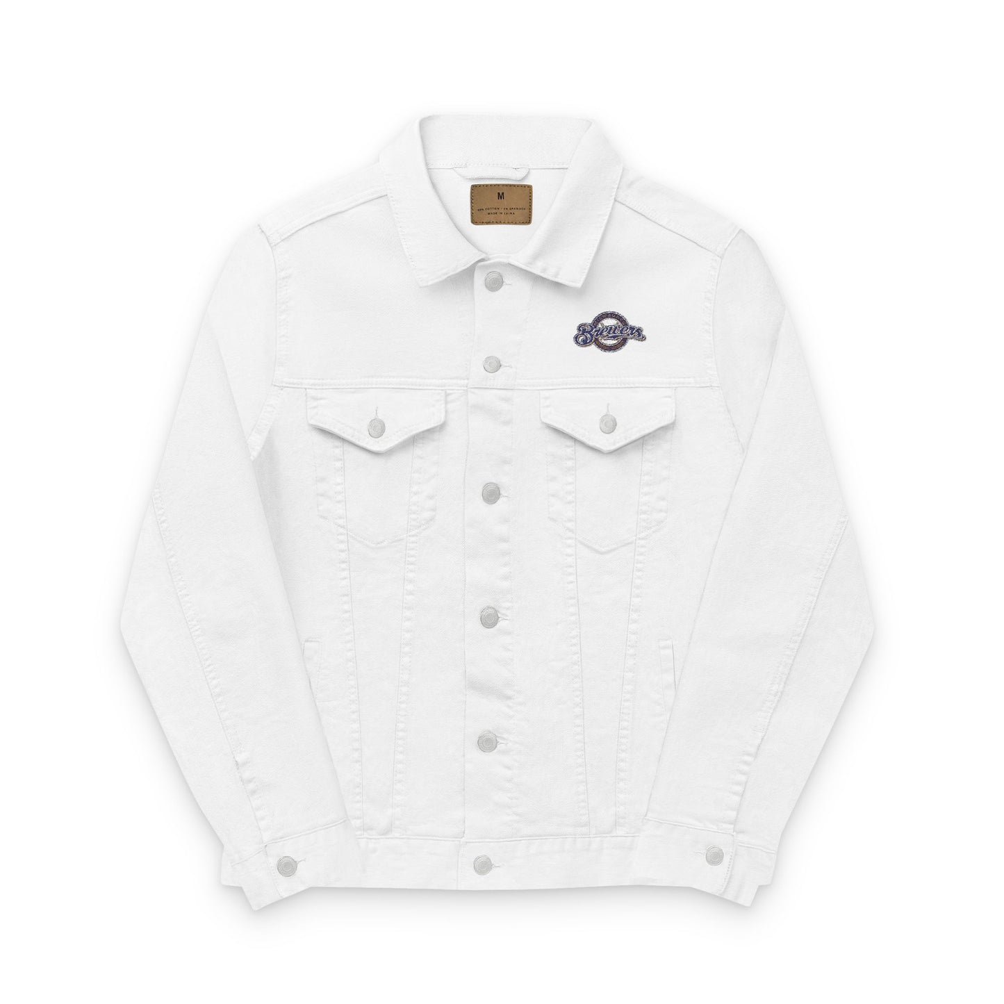 Milwaukee Brewers Embroidered Denim Jacket