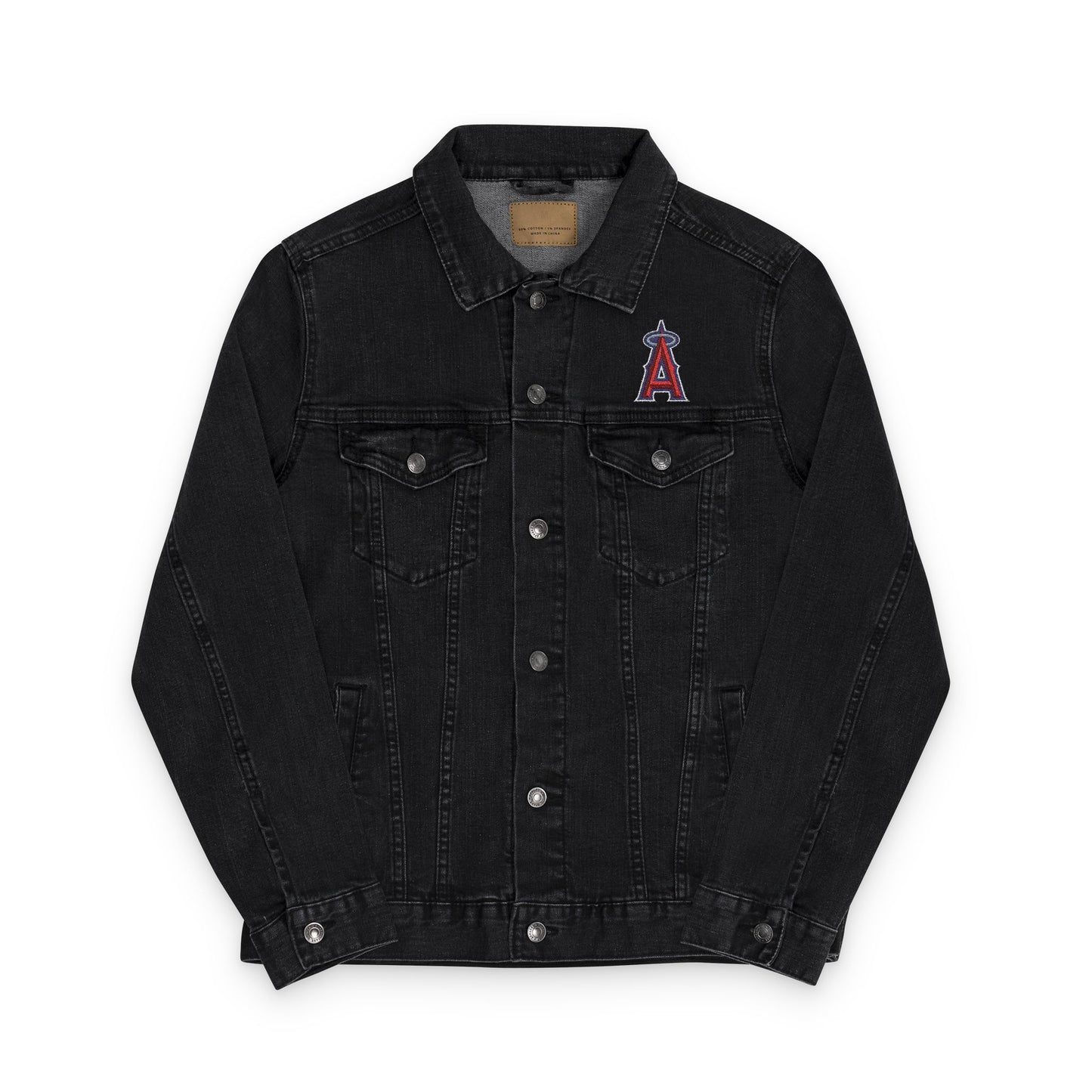 Los Angeles Angels Embroidered Denim Jacket