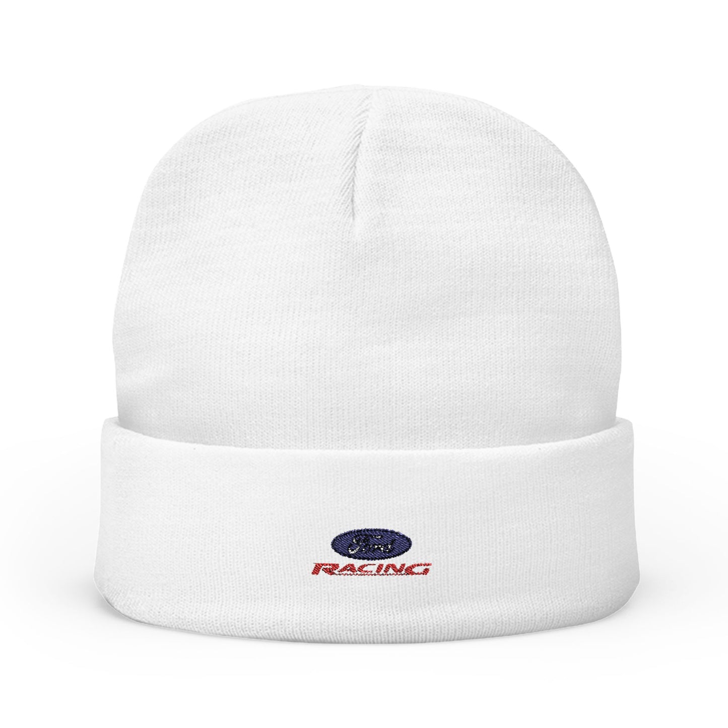 Embroidered Ford Racing Knit Beanie