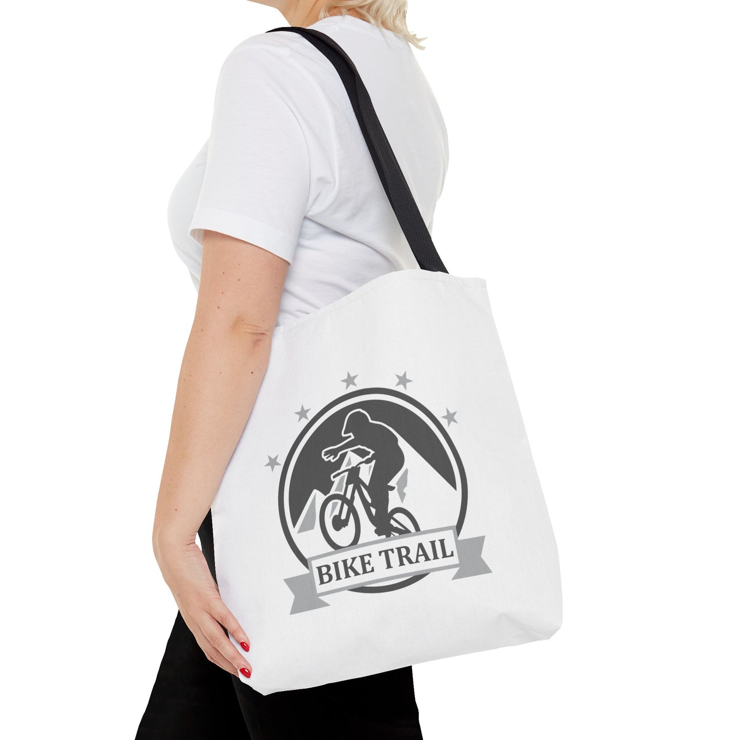 Bike Trail Logo Tote Bag