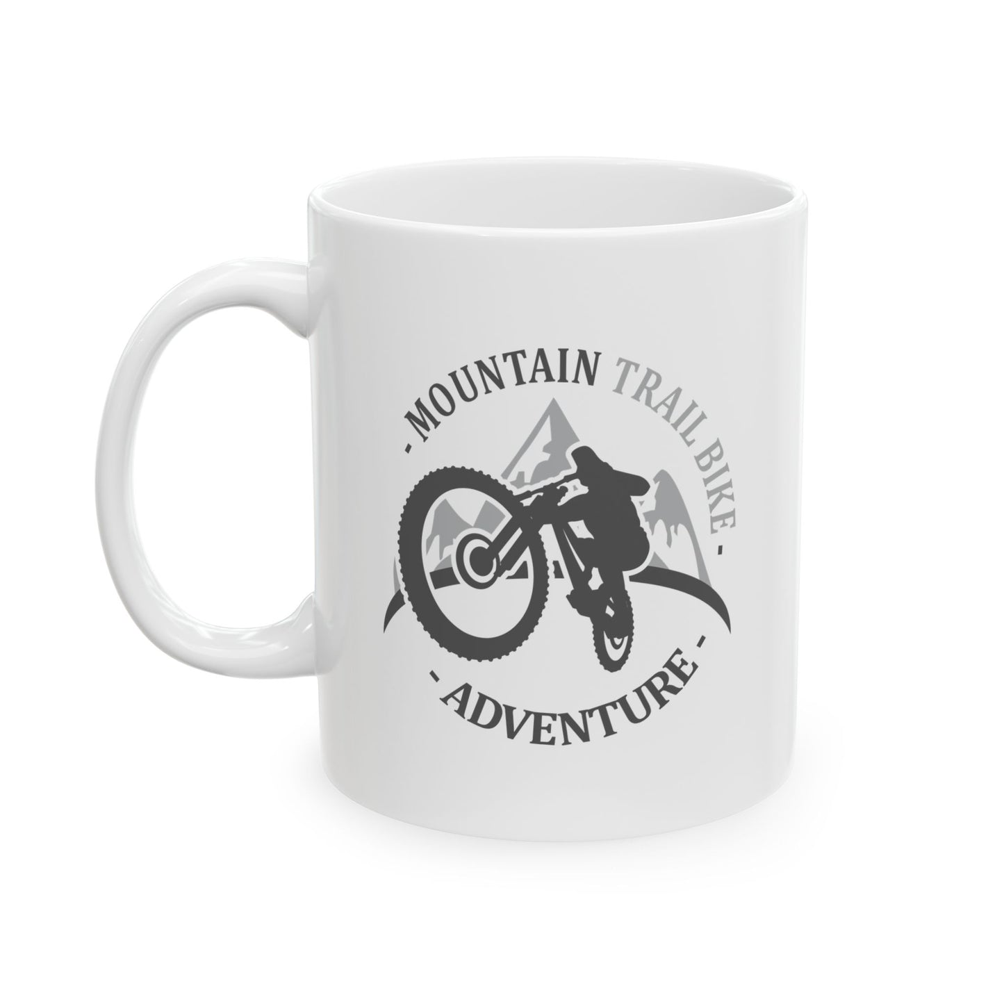 Mountain Bike Racing Ceramic Mug