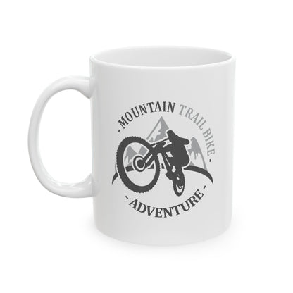 Mountain Bike Racing Ceramic Mug