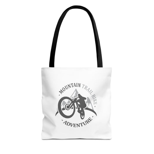 Mountain Bike Racing Tote Bag