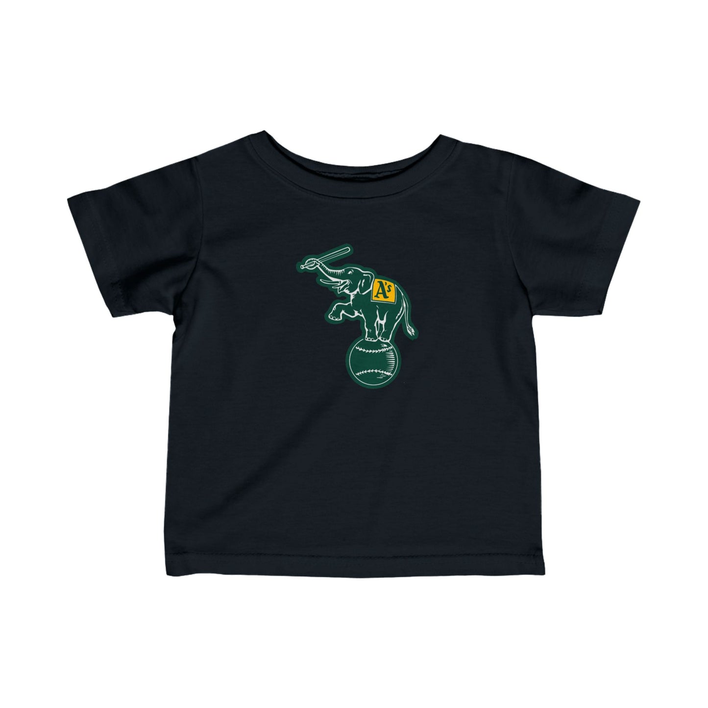 Oakland Athletics Elephants Baby T-Shirt