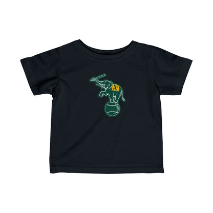 Oakland Athletics Elephants Baby T-Shirt