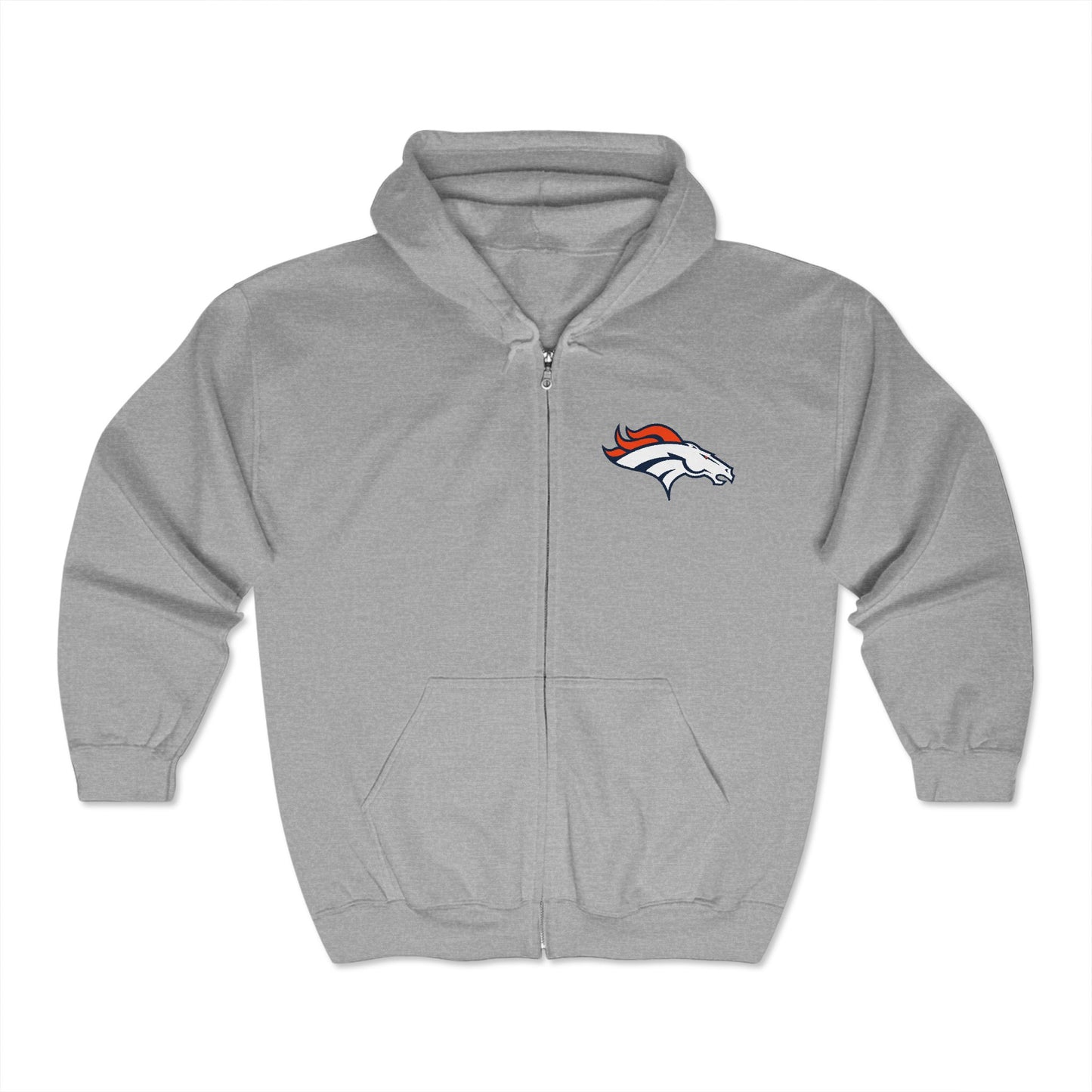 Denver Broncos Zip-Up Hoodie