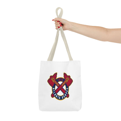 Atlanta Braves Logo Tote Bag
