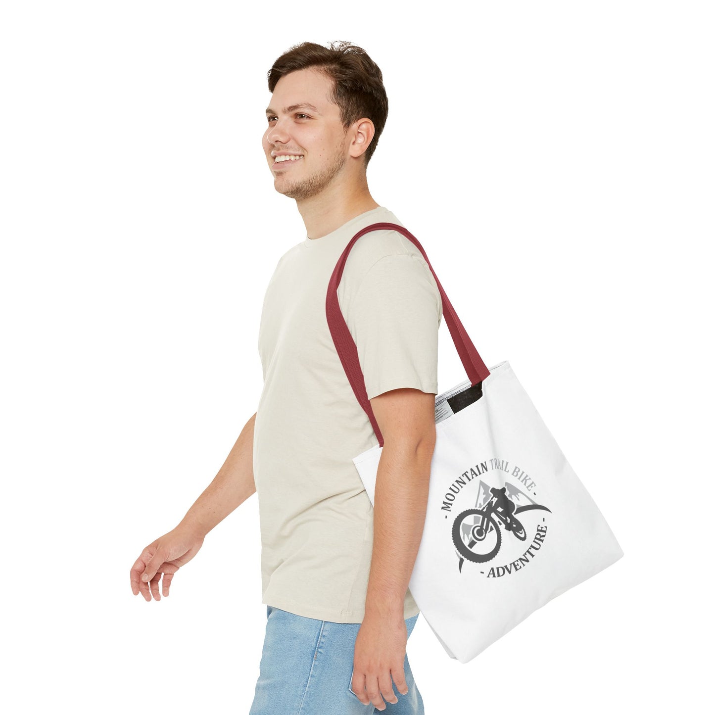 Mountain Bike Racing Tote Bag