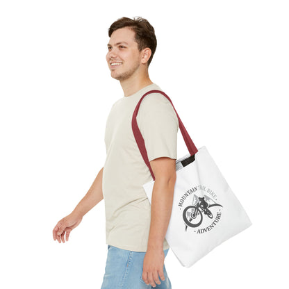 Mountain Bike Racing Tote Bag