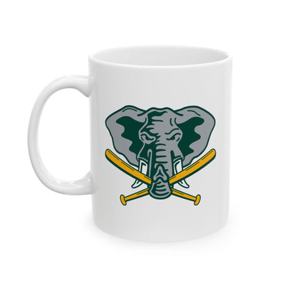 Oakland Athletics Elephant Head Ceramic Mug
