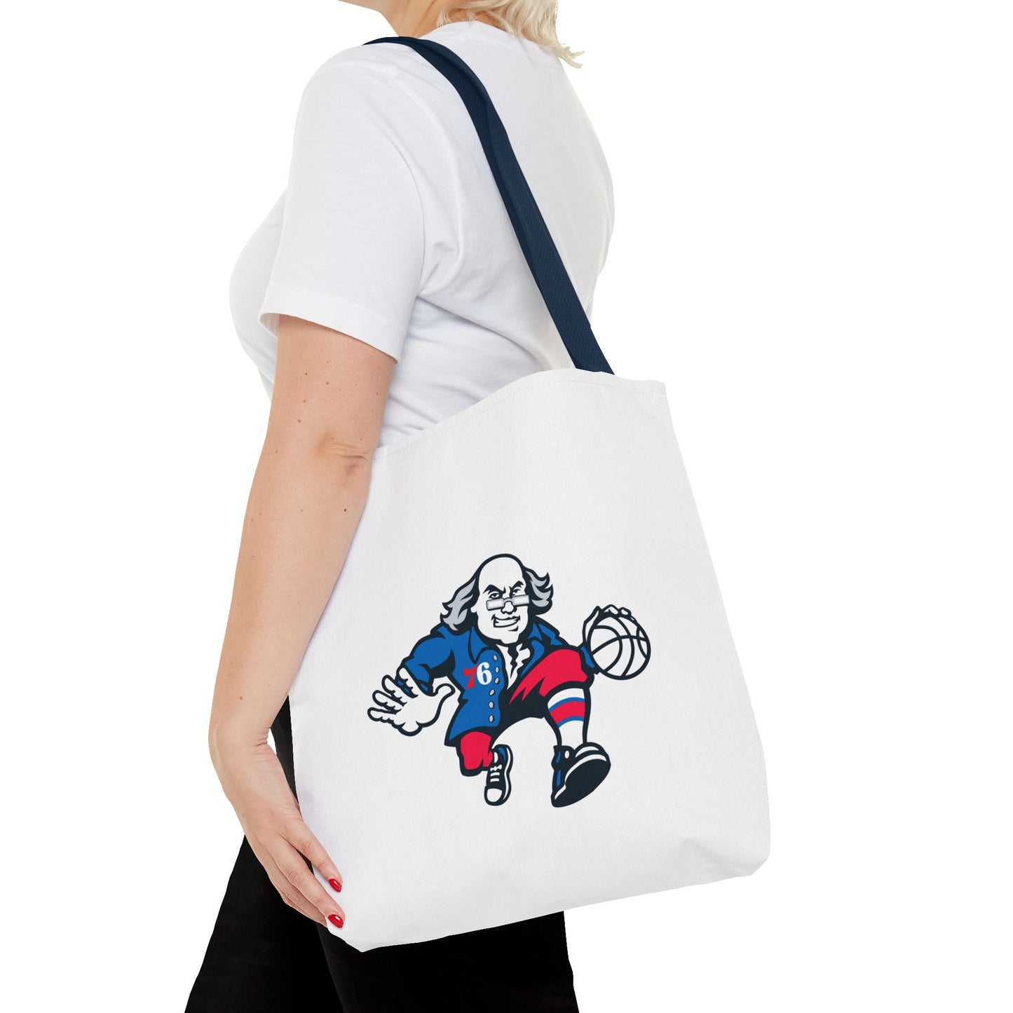 Philadelphia 76ers Ben Franklin Tote Bag