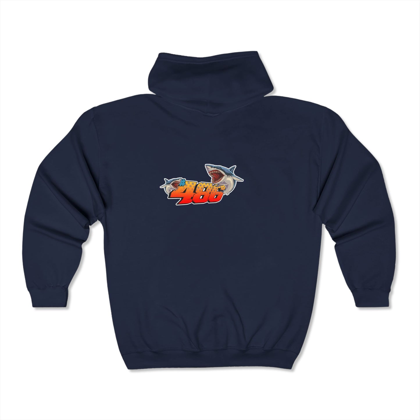 Drag Racing Zip-Up Hoodie