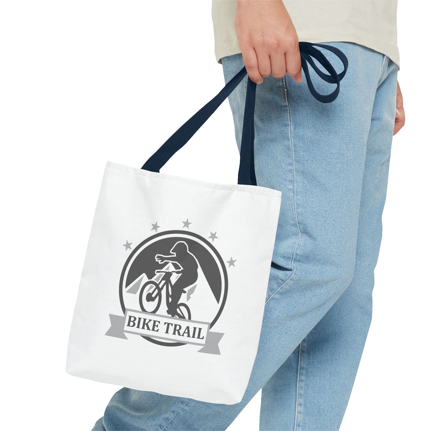 Bike Trail Logo Tote Bag
