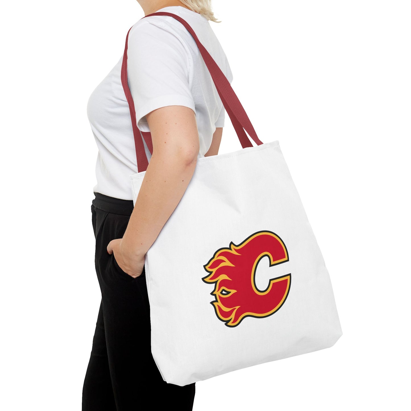 Calgary Flames Tote Bag