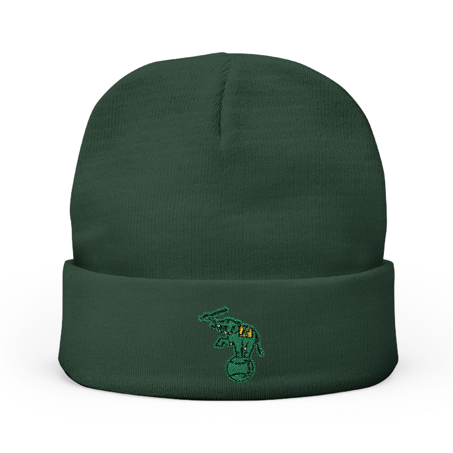 Embroidered Oakland Athletics Elephant Knit Beanie