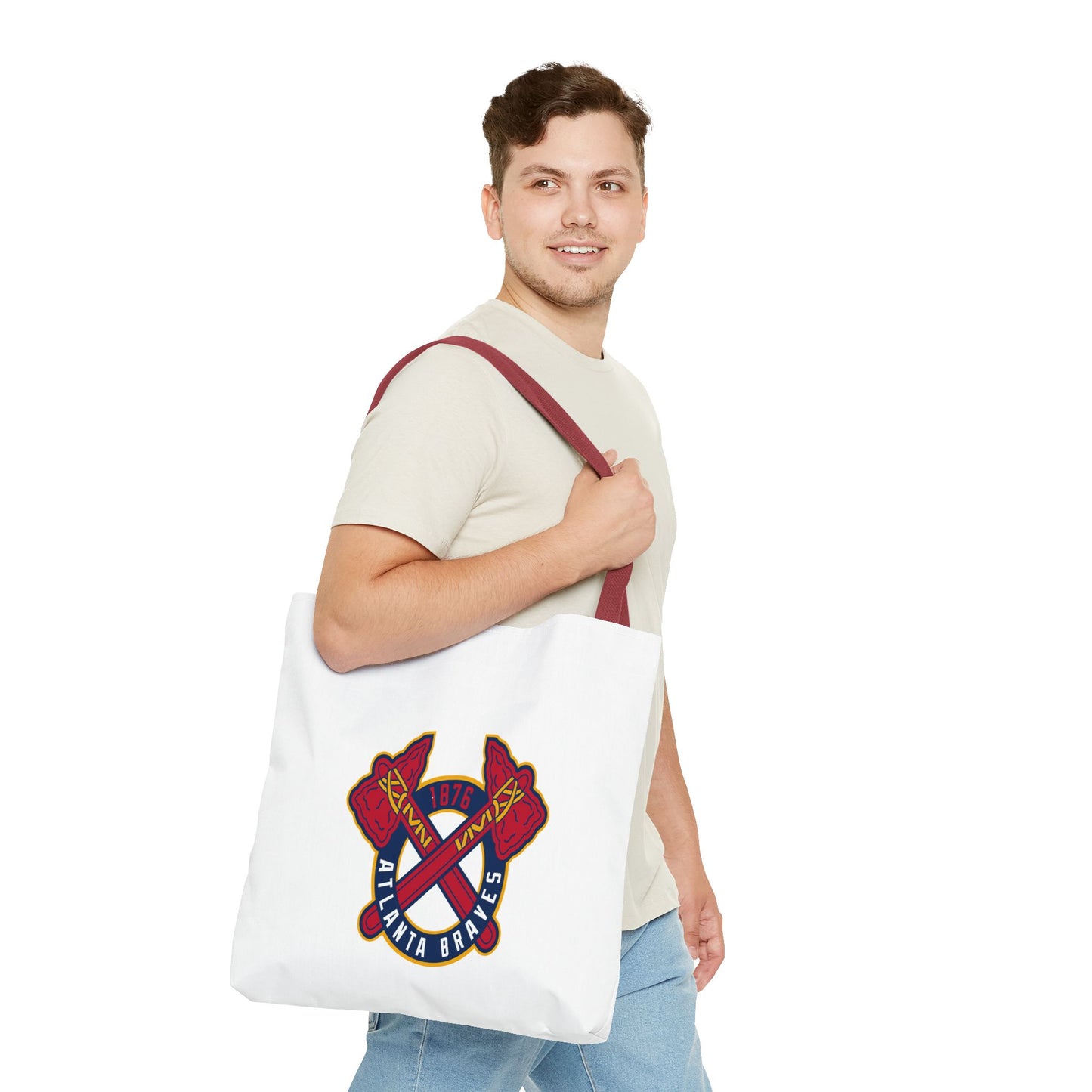 Atlanta Braves Logo Tote Bag