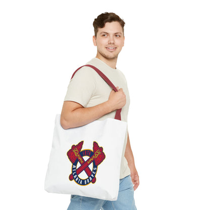 Atlanta Braves Logo Tote Bag