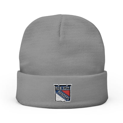 Embroidered New York Rangers Knit Beanie