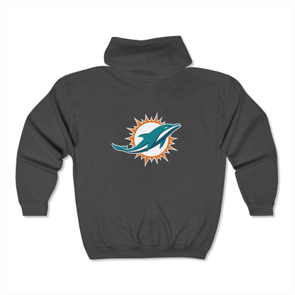 Miami Dolphins Zip-Up Hoodie