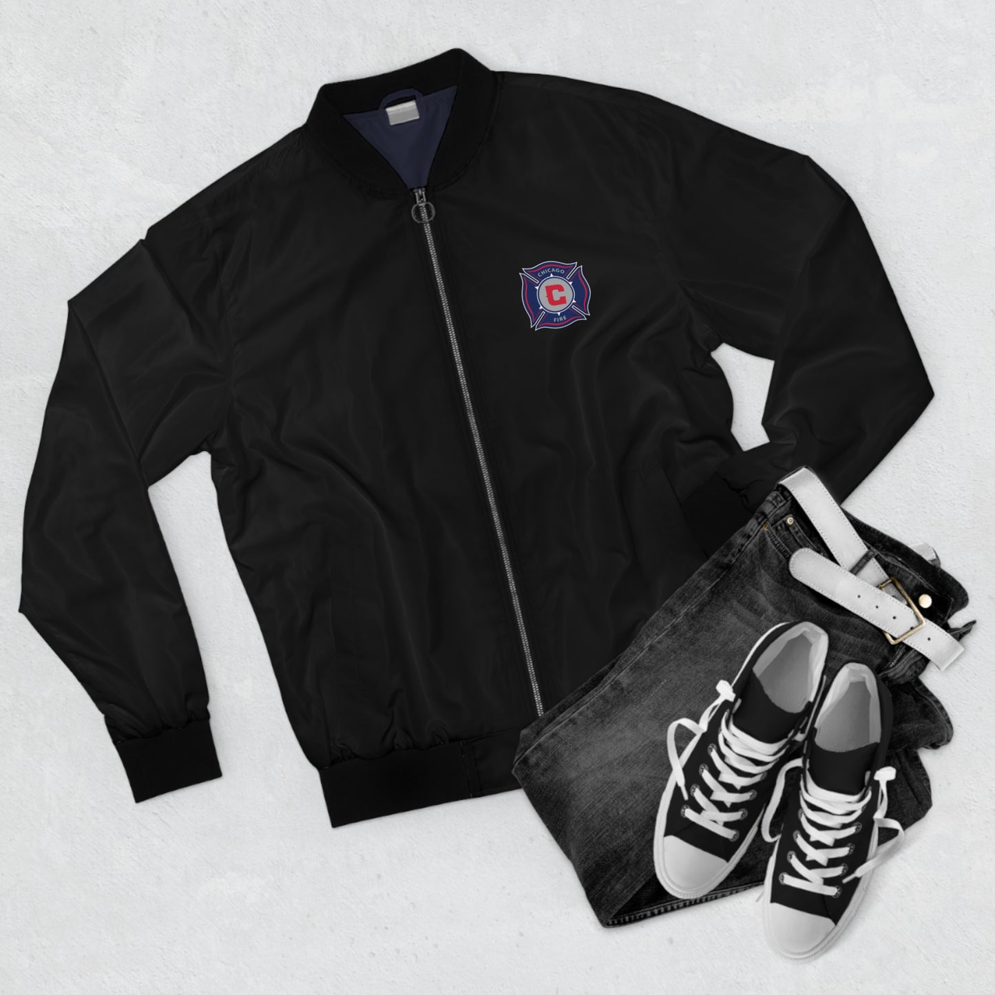 Chicago Fire Soccer Club Men's Bomber Jacket