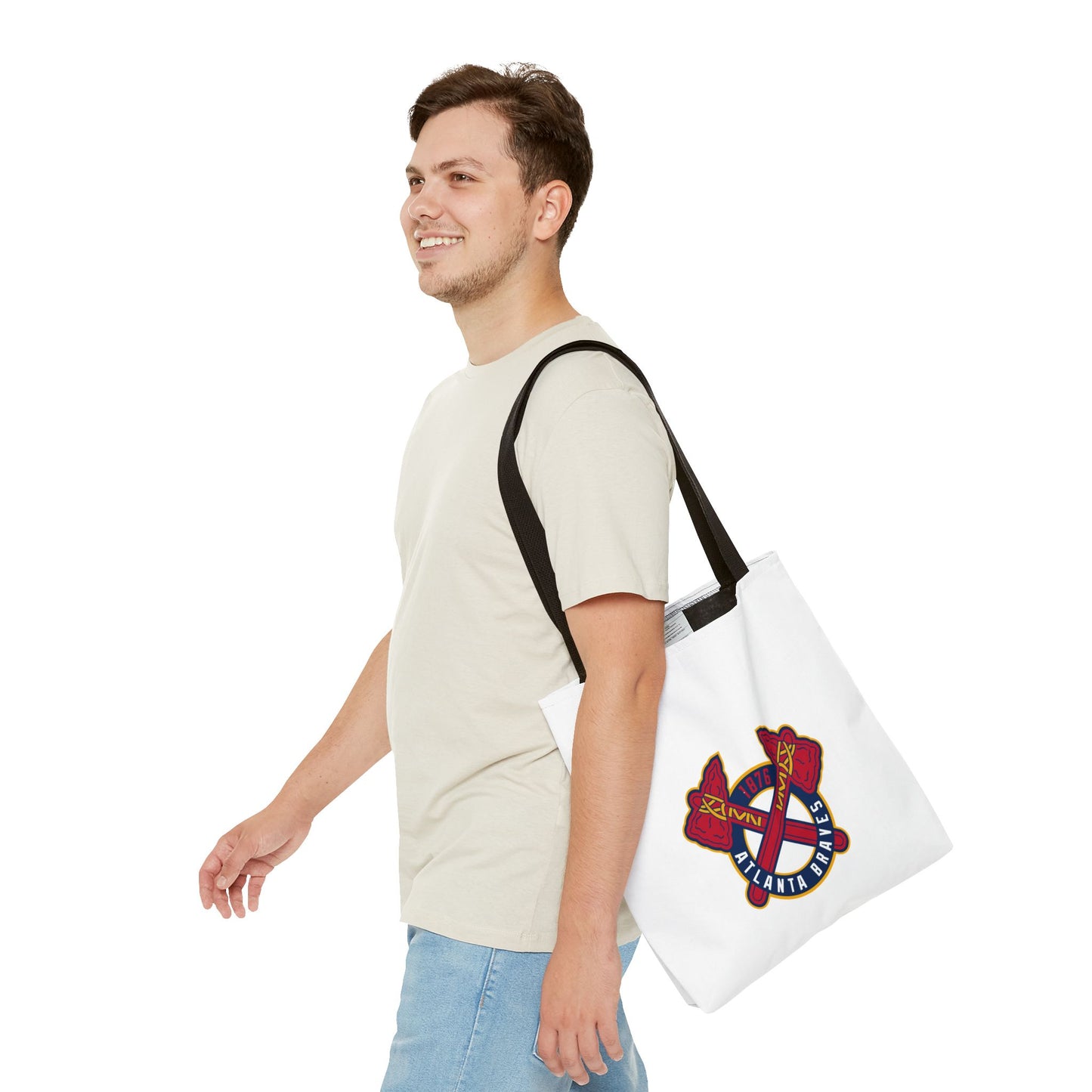 Atlanta Braves Logo Tote Bag