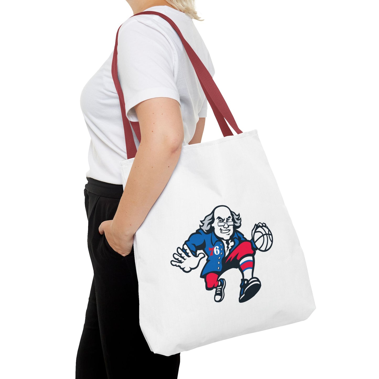 Philadelphia 76ers Ben Franklin Tote Bag