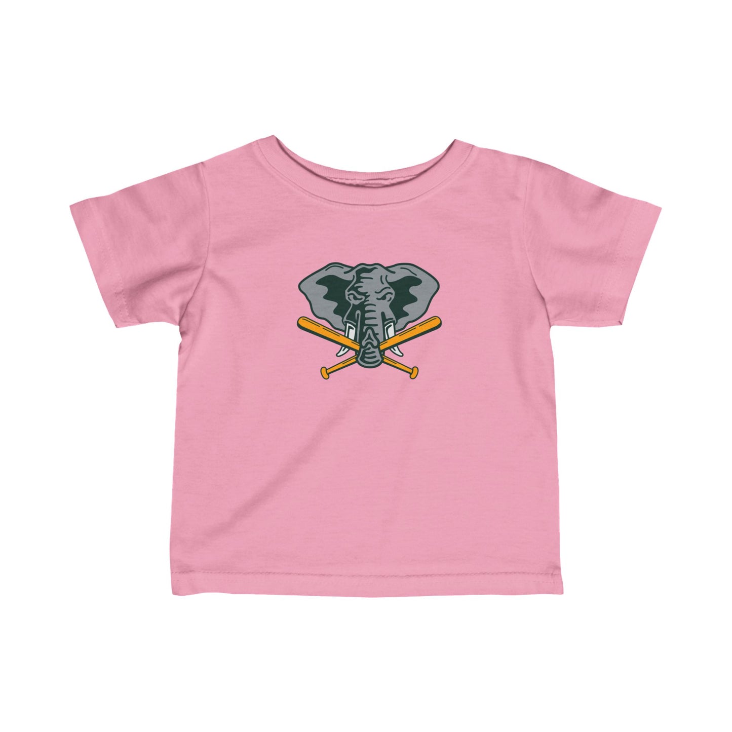 Oakland Athletics Elephant Head Baby T-Shirt