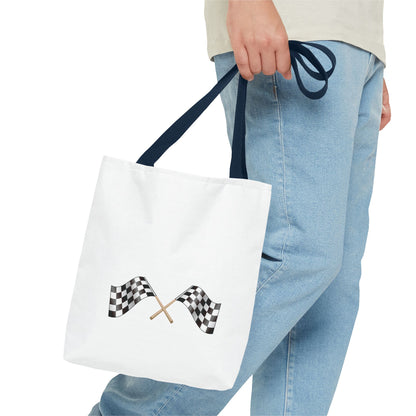 Formula 1 Racing Flags Tote Bag