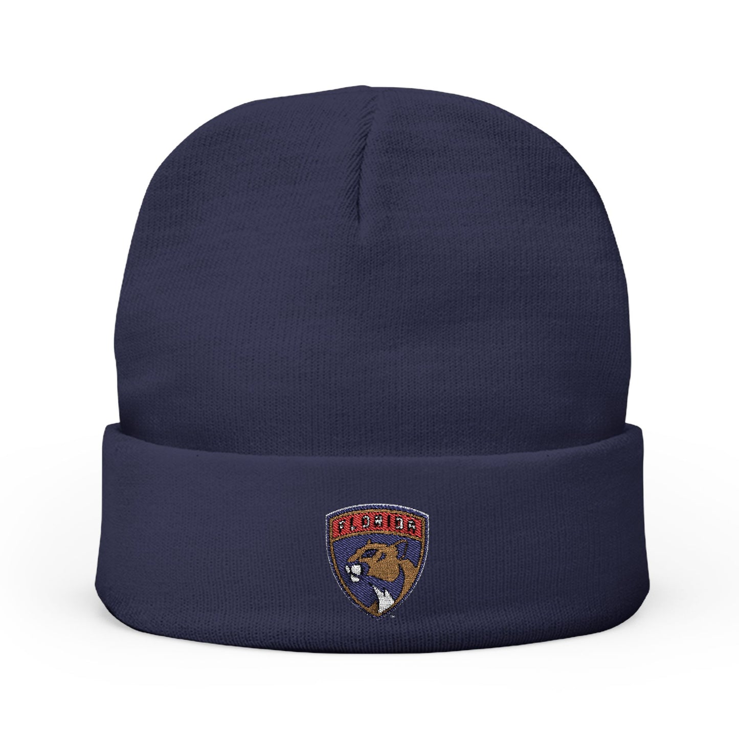 Embroidered Florida Panthers Knit Beanie