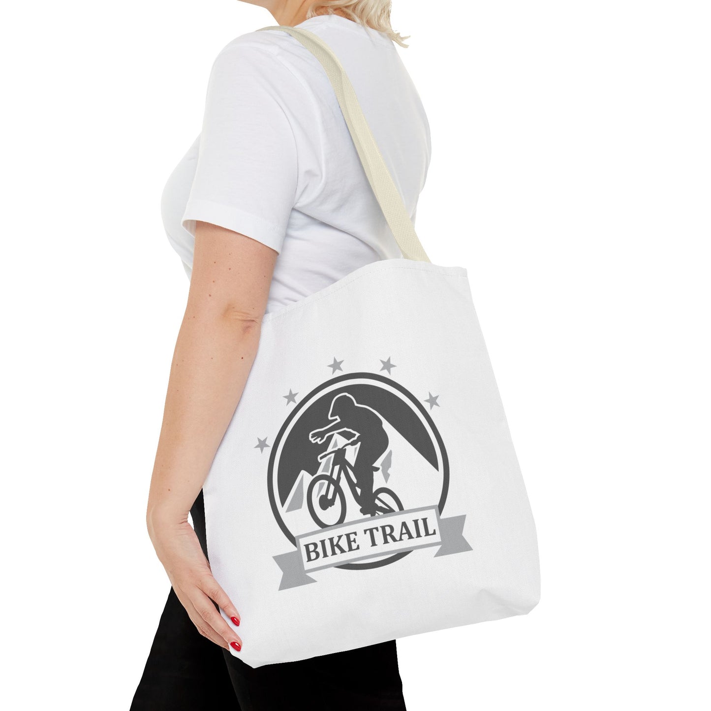 Bike Trail Logo Tote Bag