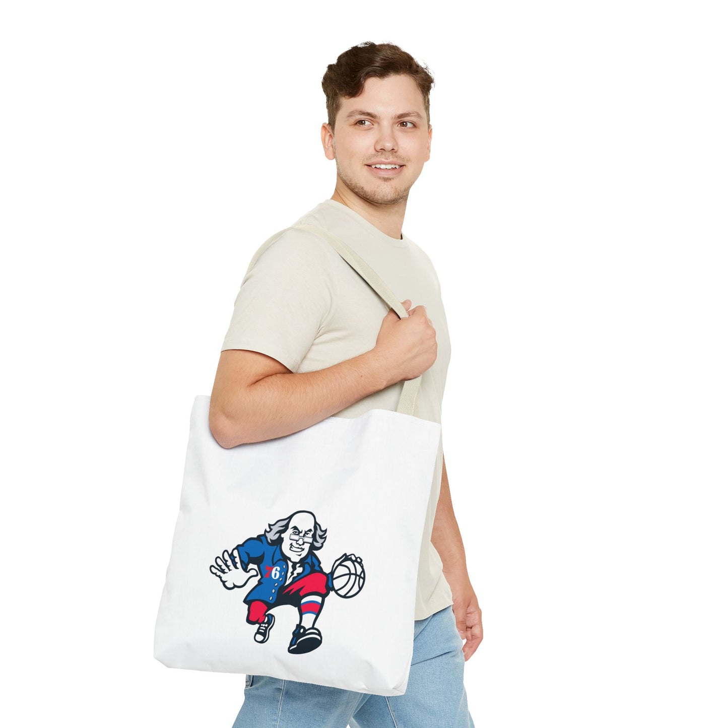 Philadelphia 76ers Ben Franklin Tote Bag
