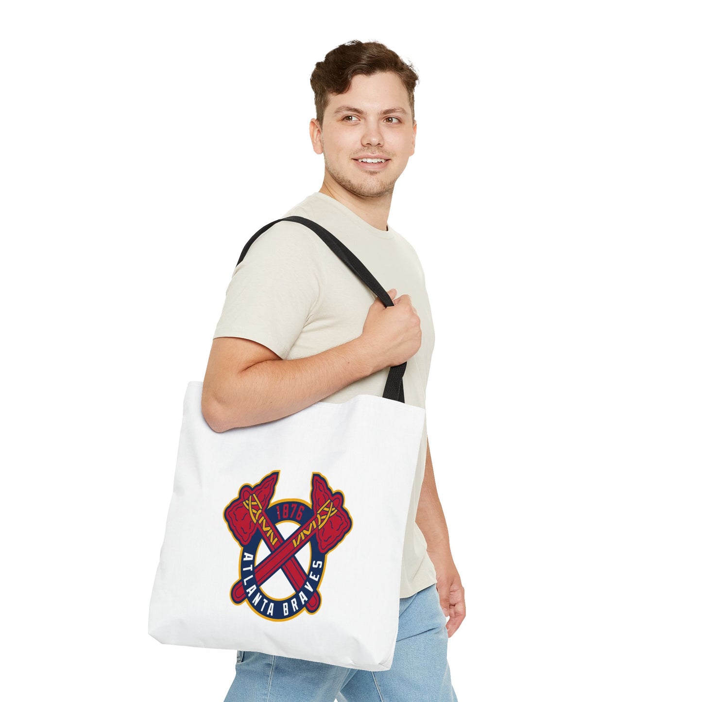 Atlanta Braves Logo Tote Bag