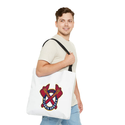 Atlanta Braves Logo Tote Bag