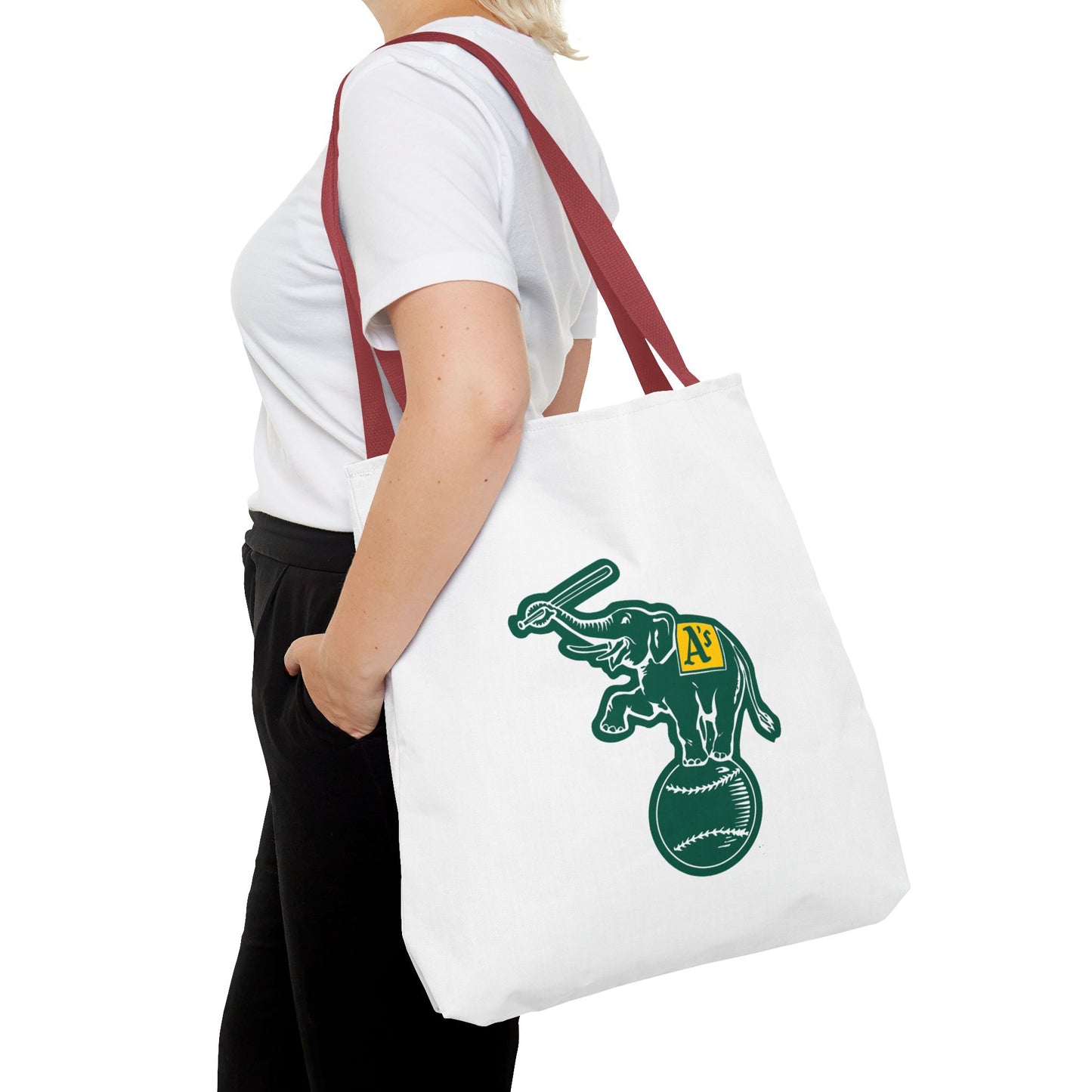 Oakland Athletics Elephant Tote Bag