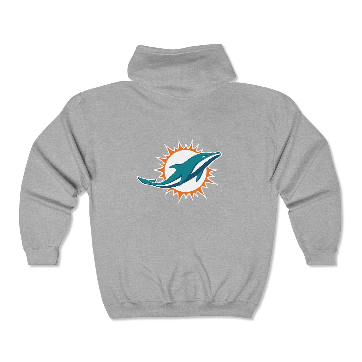 Miami Dolphins Zip-Up Hoodie