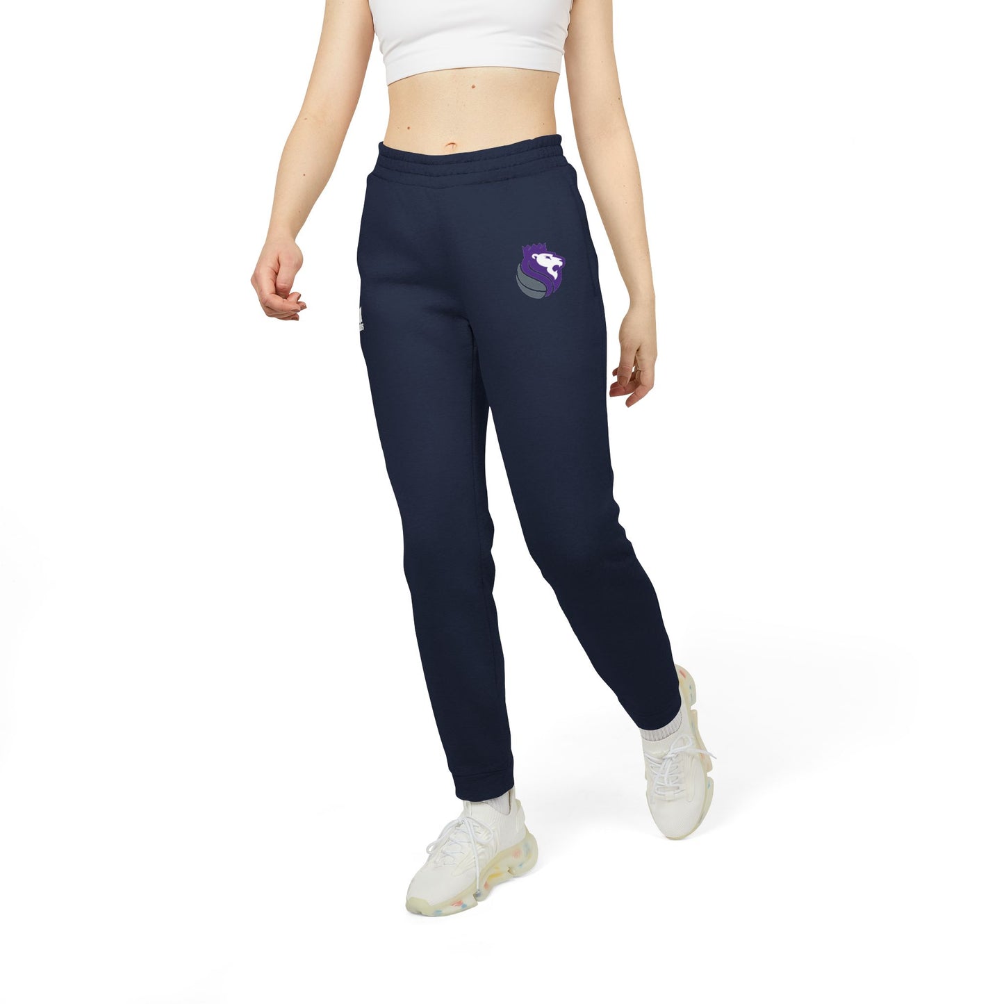 Sacramento Kings Lion Logo Adidas Fleece Joggers