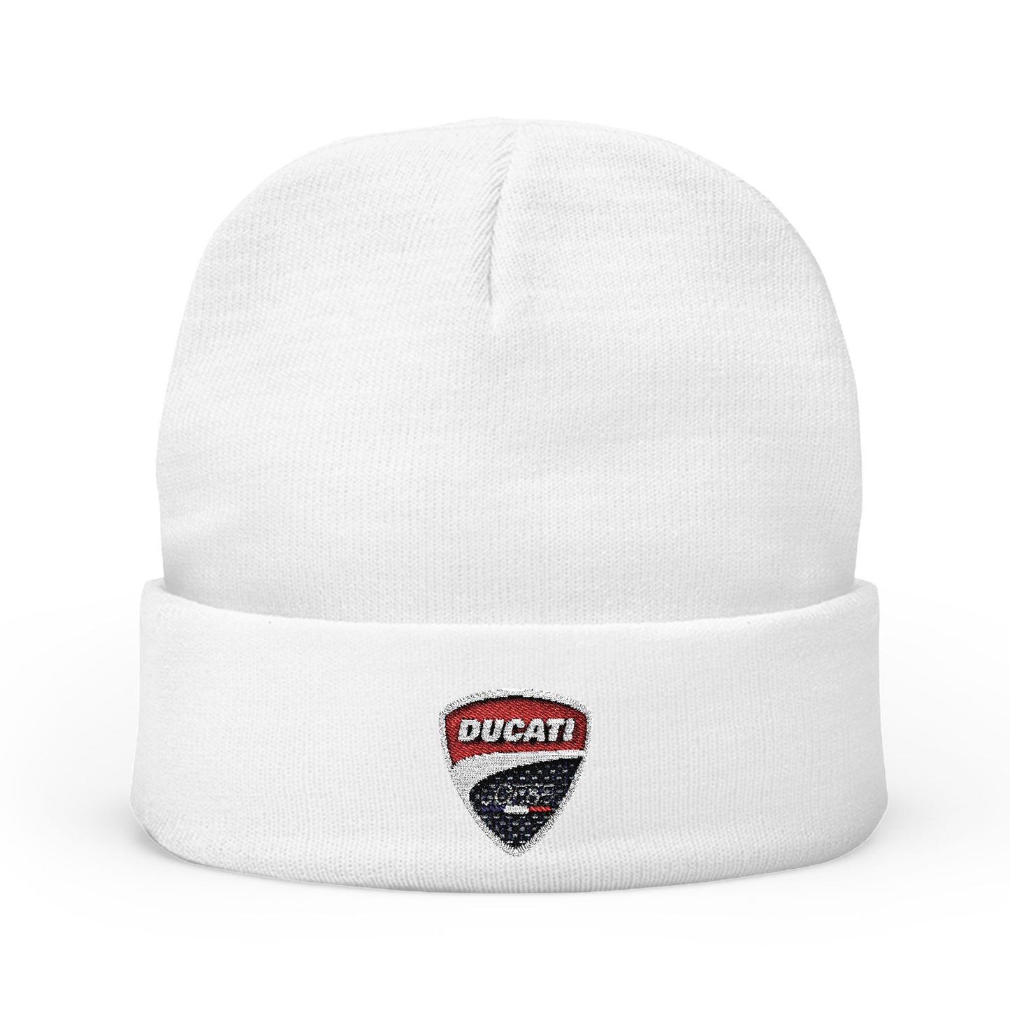 Embroidered Ducati Corse Knit Beanie