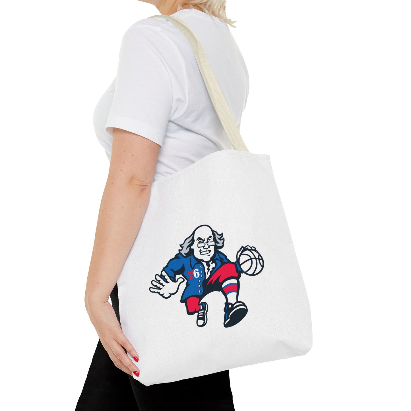 Philadelphia 76ers Ben Franklin Tote Bag